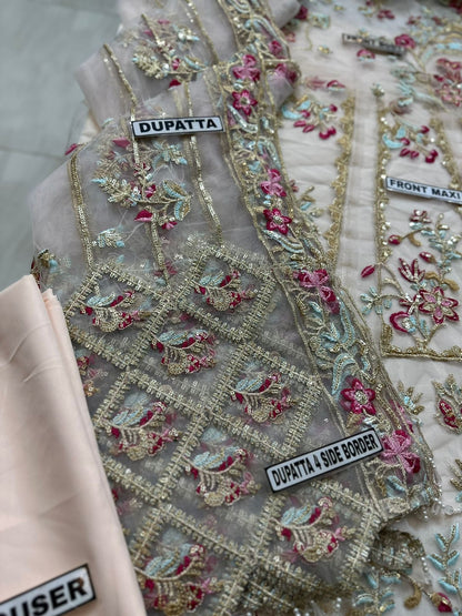 INDIAN NET MAXI WEDDING WEAR