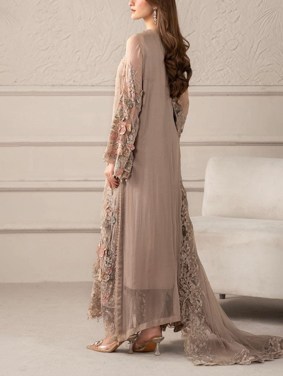 Maria B Chiffon Wedding Wear 5331