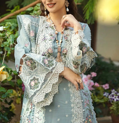 ELAF LAWN/KHAADI NET WEDDING WEAR 5288