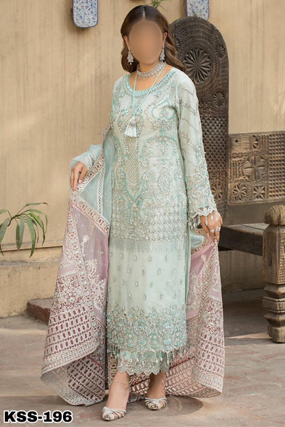 ASIM JOFA CHIFFON/ORGANZA WEDDING WEAR KSS-196