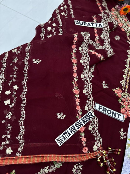 Husn-e-Suroshi Chiffon Party Wear SR-02