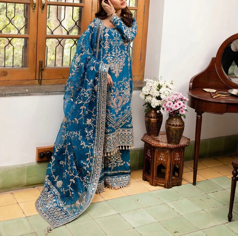 FAIZA SAQLAIN ORGANZA WEDDING WEAR 5318