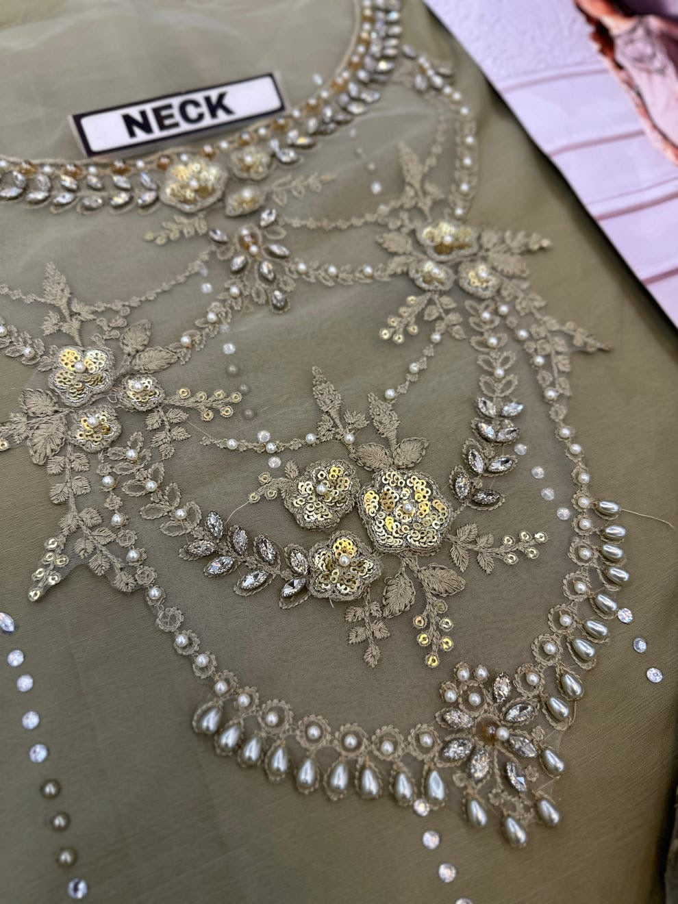 Maria B Chiffon Wedding Wear 5331