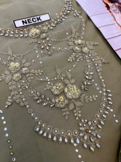 Maria B Chiffon Wedding Wear 5331