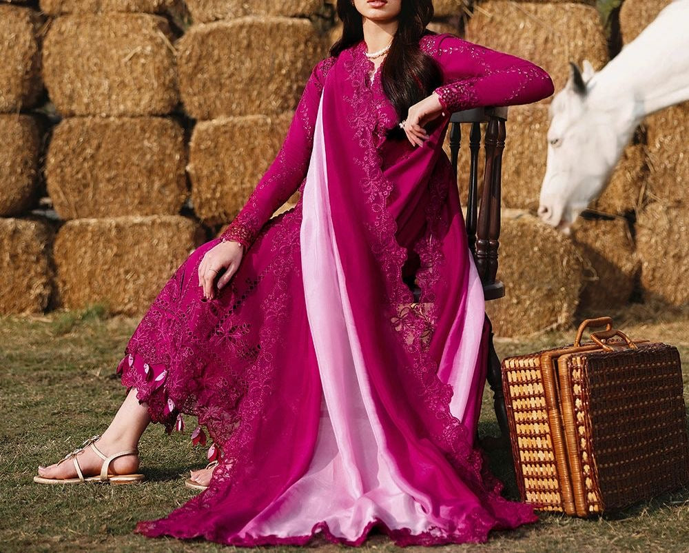 Azure Lawn/Khaadi Net Party Wear 5452
