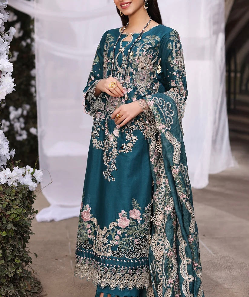 Kahf Lawn/Cotton Net Wedding Wear 4638