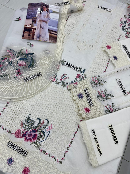 QALAMKAR LAWN/ORGANZA PARTY WEAR 5375