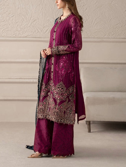 Maria B Chiffon Wedding Wear 5321
