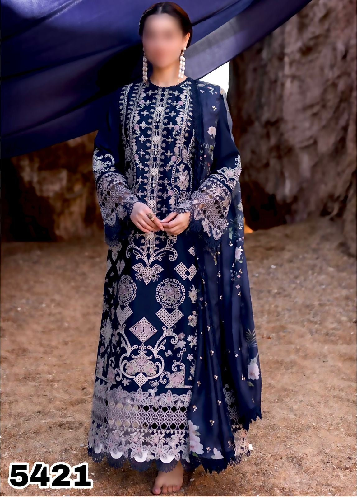 Qalamkar Lawn Wear 5421