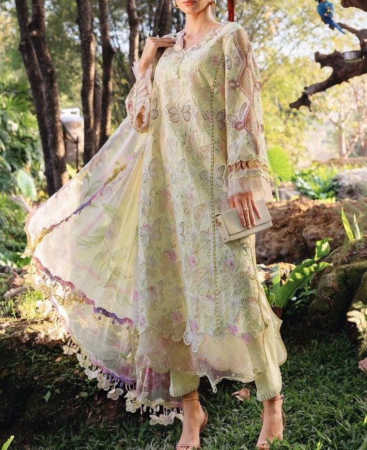 Maria B Butterfly Lawn Wear hfv-4647