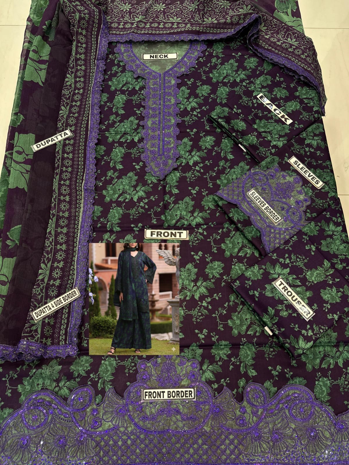 MOHAGNI LAWN WEAR 5403