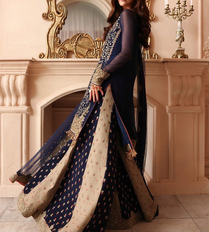 Charizma Chiffon Bridal Wear 5517