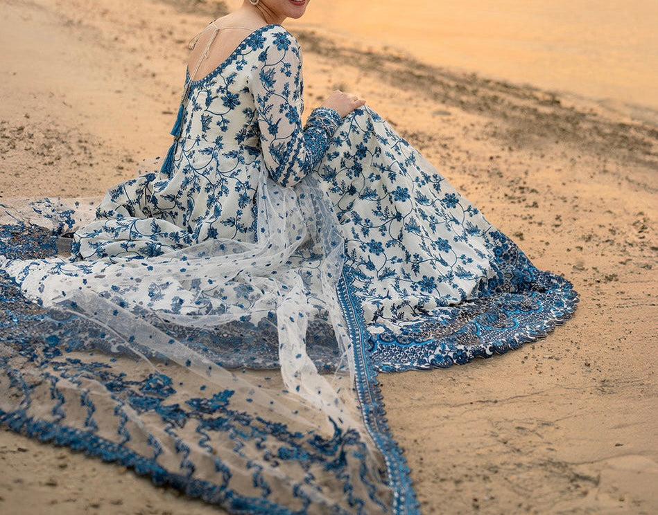 Faiza Saqlain Lawn Maxi hfv-4650