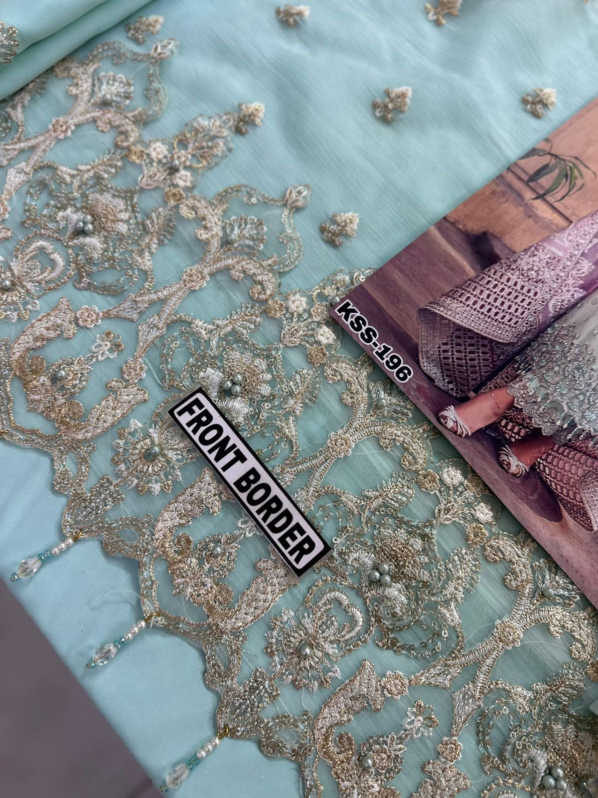 ASIM JOFA CHIFFON/ORGANZA WEDDING WEAR KSS-196