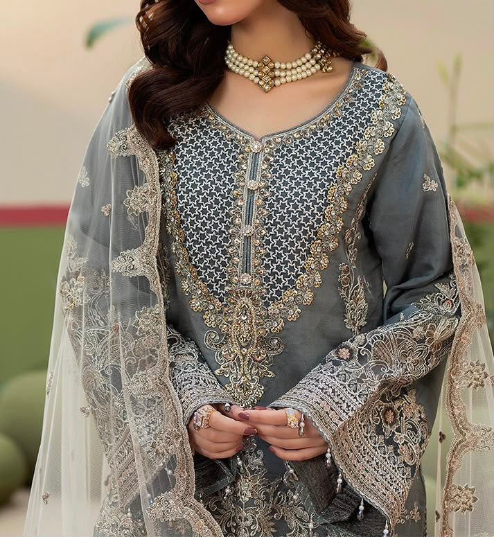 Imrozia Organza/Net Wedding Wear 5501