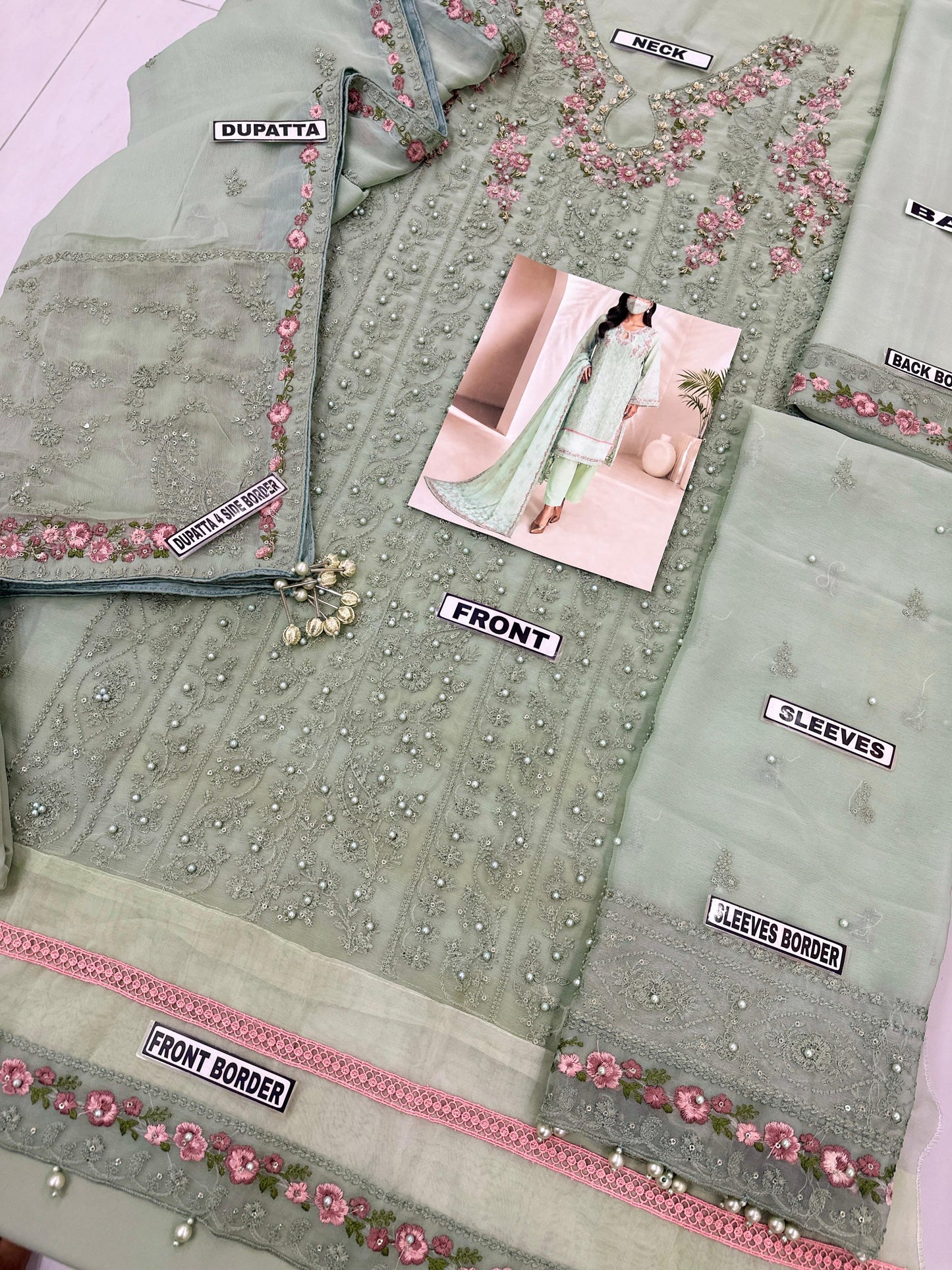 Husn-e-Suroshi Chiffon Party Wear SR-07