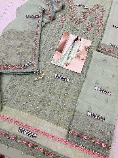 Husn-e-Suroshi Chiffon Party Wear SR-07