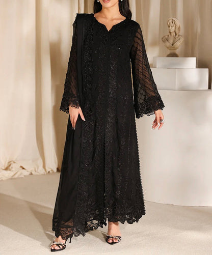 Azure Chiffon Party Wear 5473