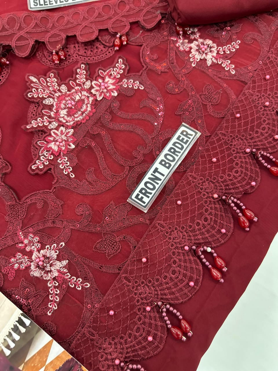 Maria B Chiffon Wedding Wear 5474