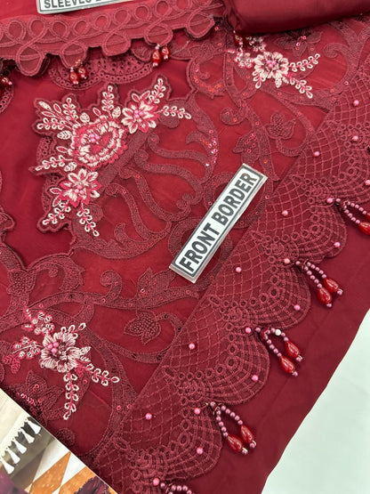 Maria B Chiffon Wedding Wear 5474