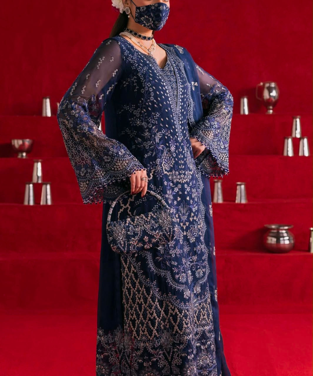 Flossie Chiffon Party Wear 5486