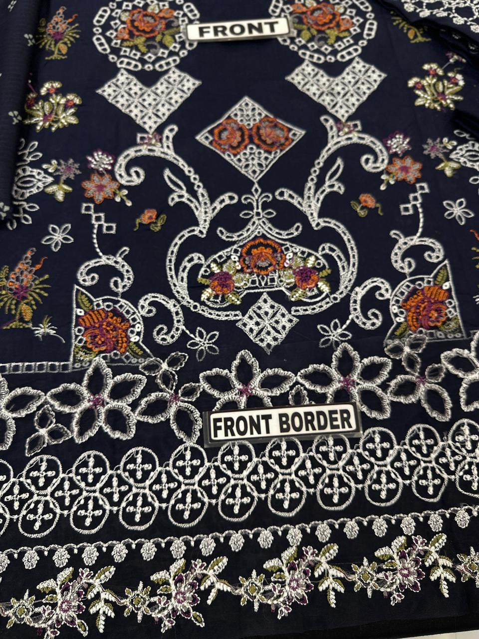 QALAMKAR LAWN/DIAMOND DIGITAL ORGANZA 5421