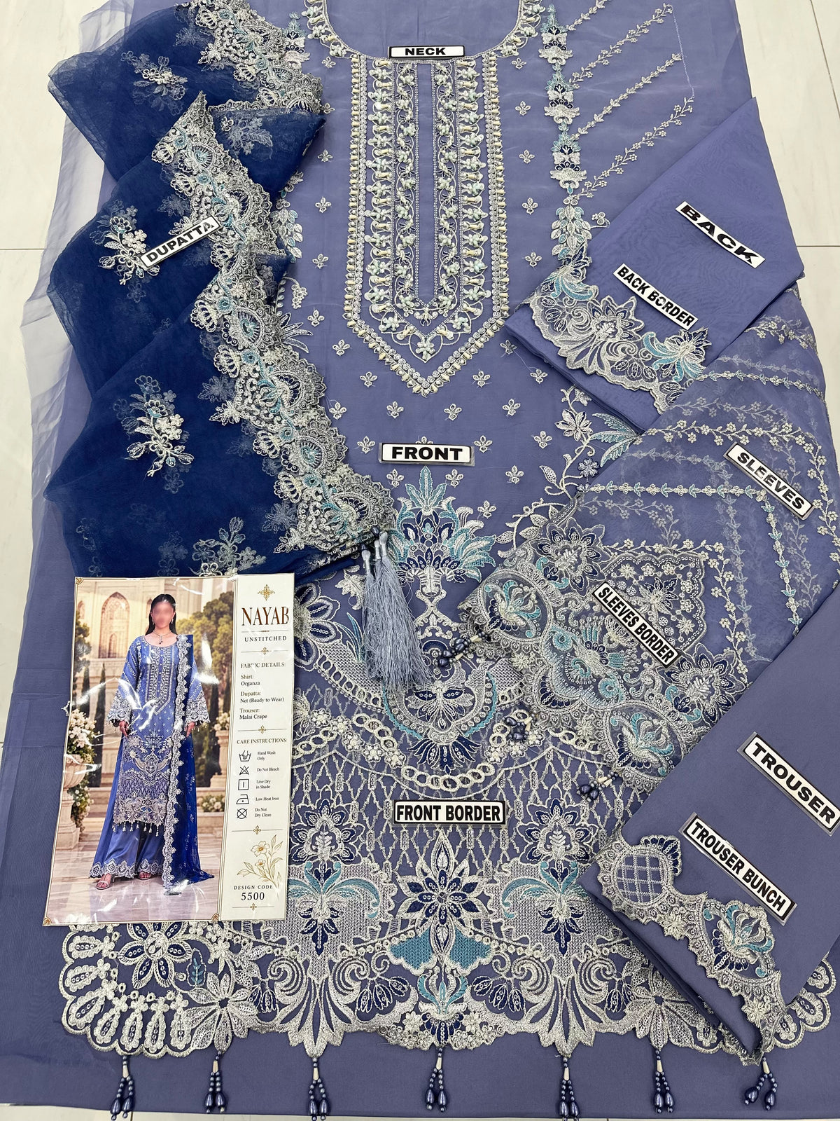 Imrozia Organza/Net Wedding Wear 5500