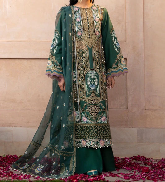 BIN ILYAS LAWN/COTTON NET WEDDING WEAR hfv-4607