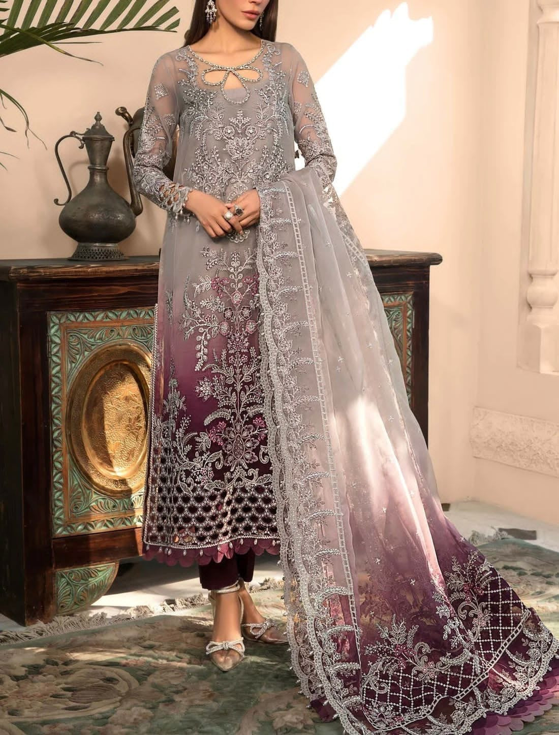 Maria B Orgnaza Wedding Wear KSS-191