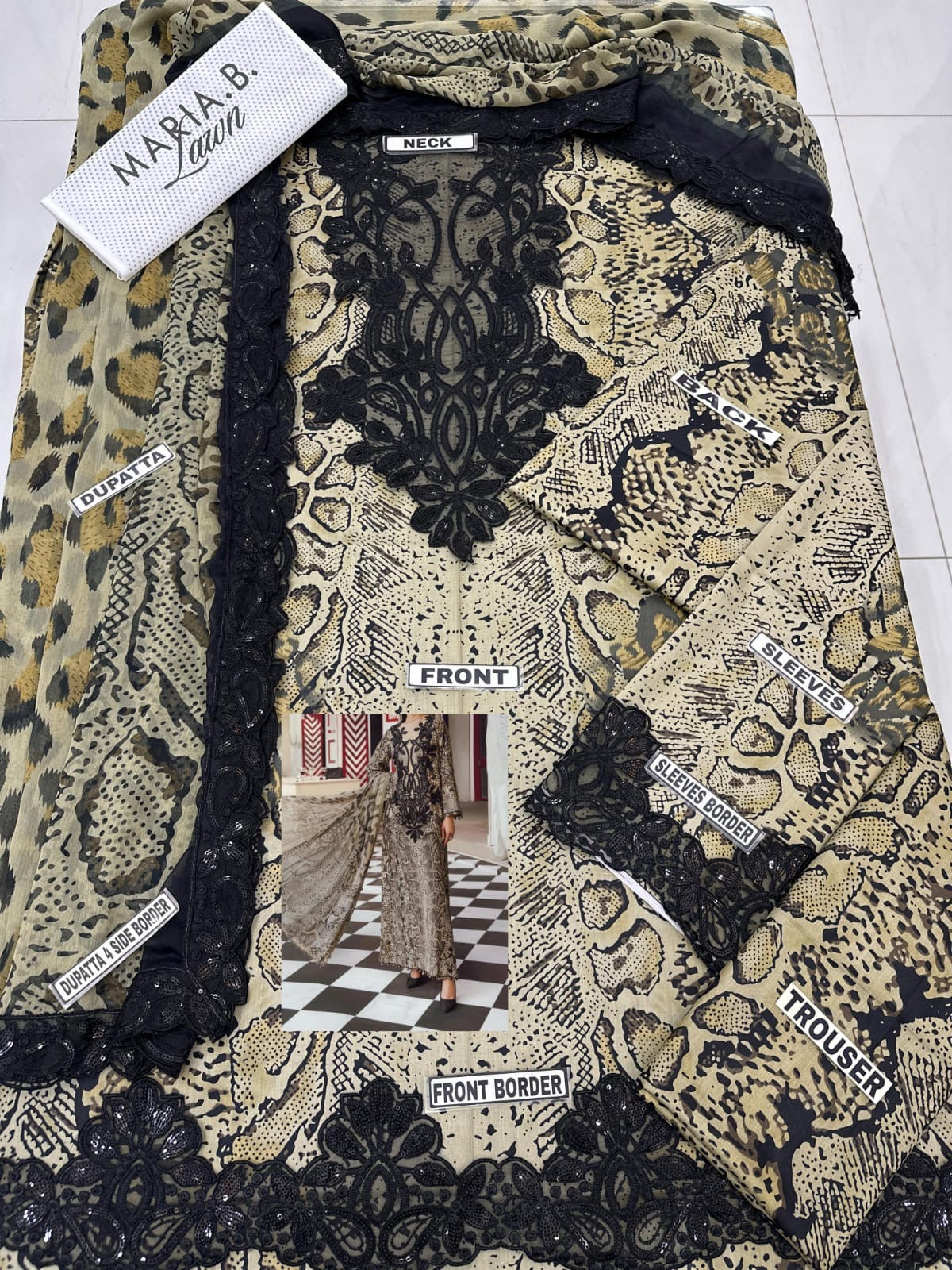 MARIA B LAWN WEAR 5392