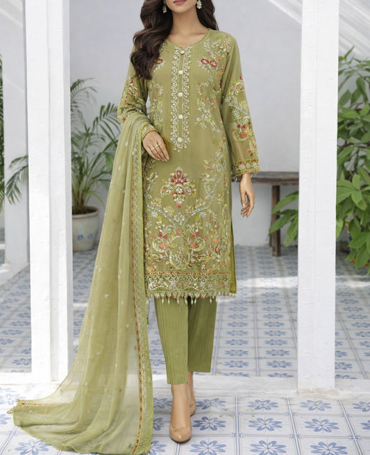 Husn-e-Suroshi Chiffon Party Wear SR-01