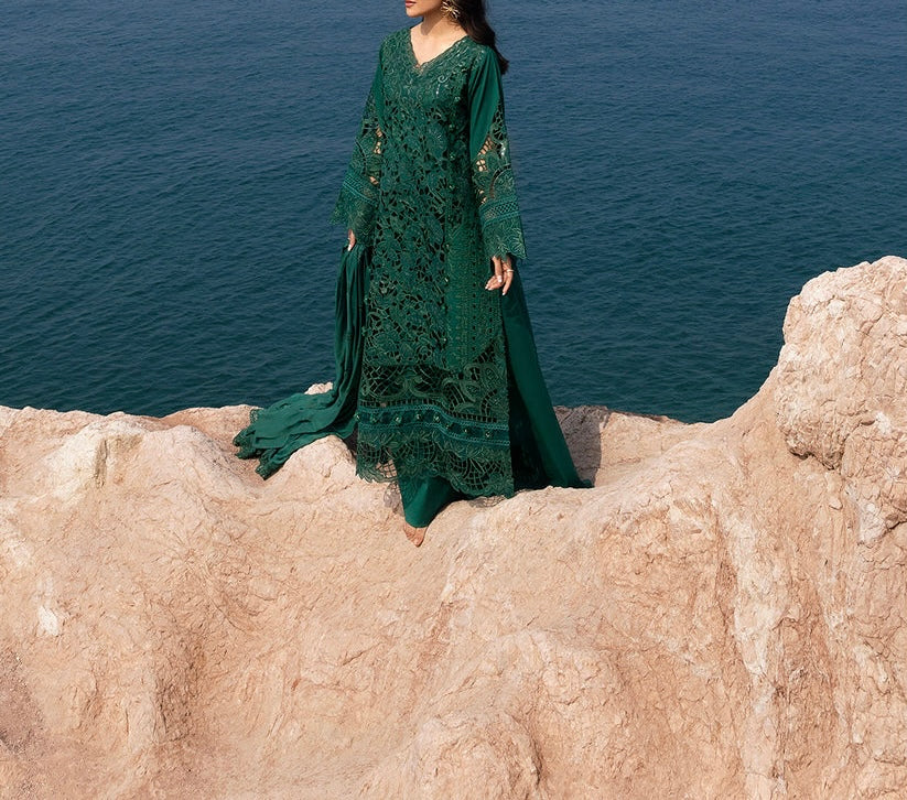 Mahnur Lawn/Chiffon Party Wear 4648