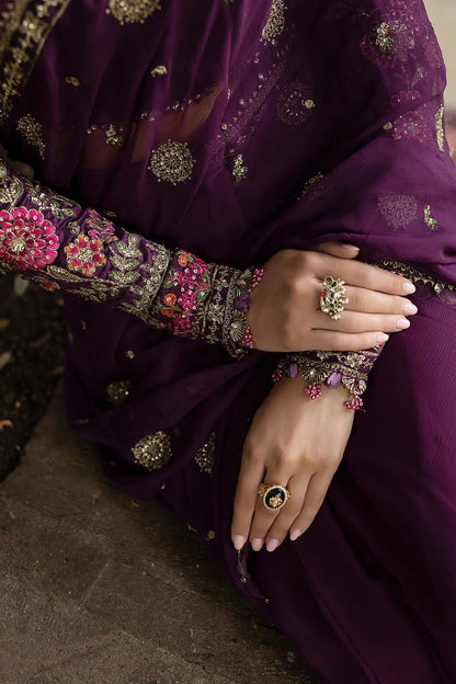 Maria B Chiffon Saaree Wedding Wear 5362