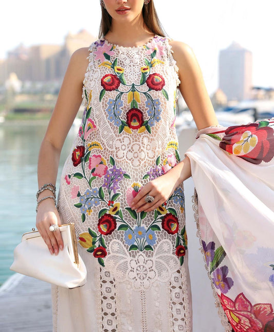 Maria B Lawn/Silk Wedding Wear 5444