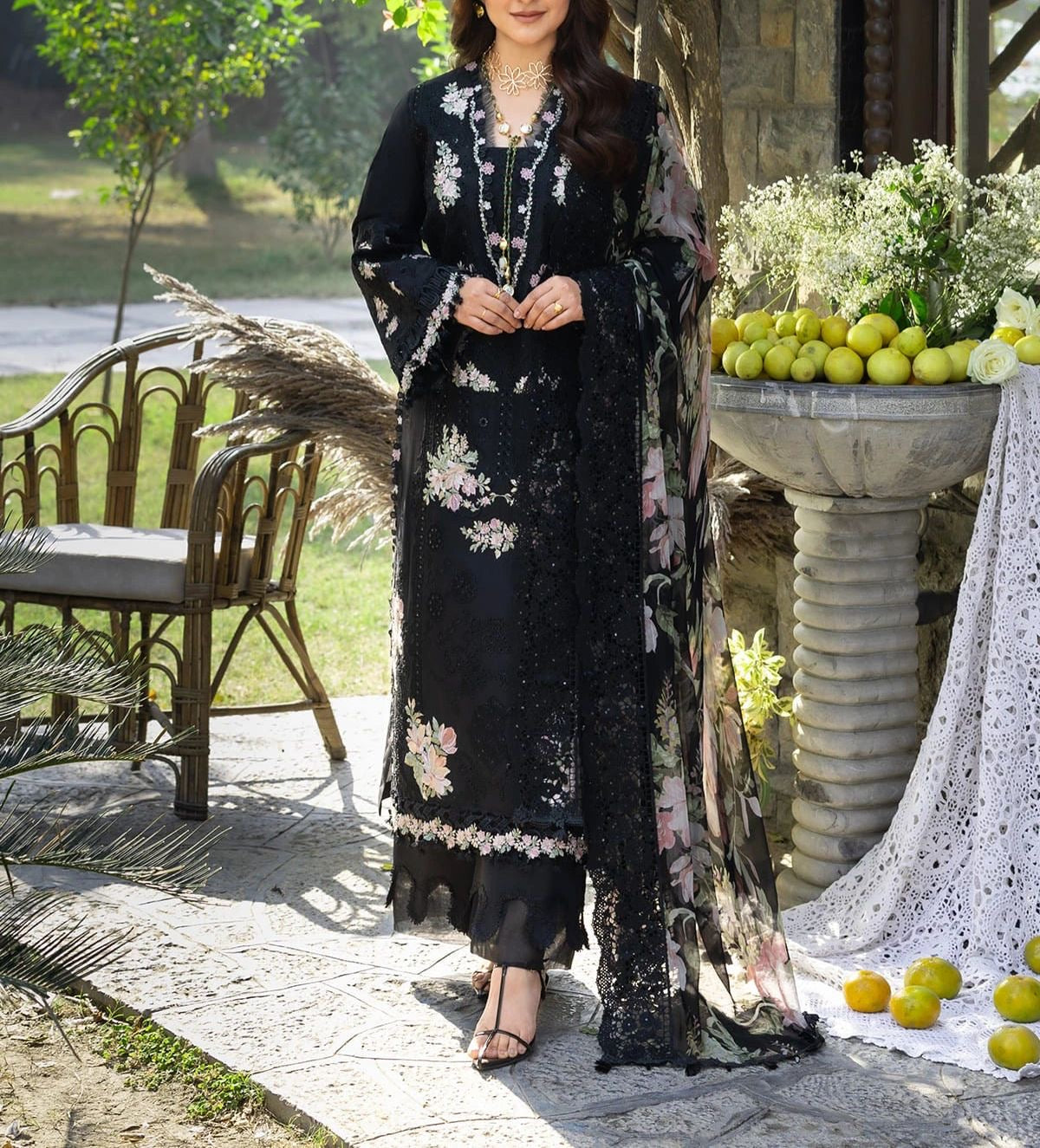Elaf Lawn/Silk Wedding Wear 5447