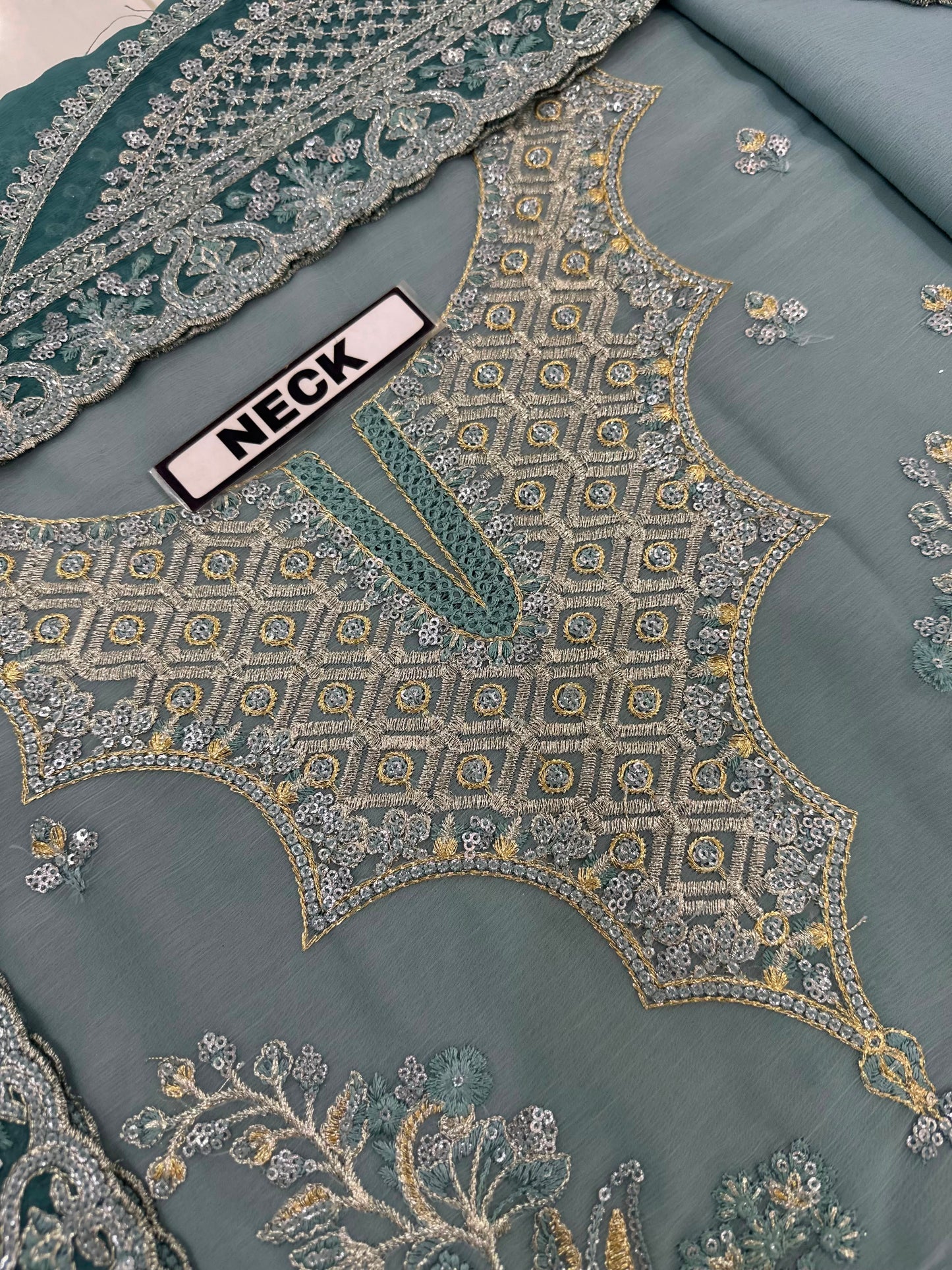 Nameera By Farooq Chiffon Wedding Wear 5471