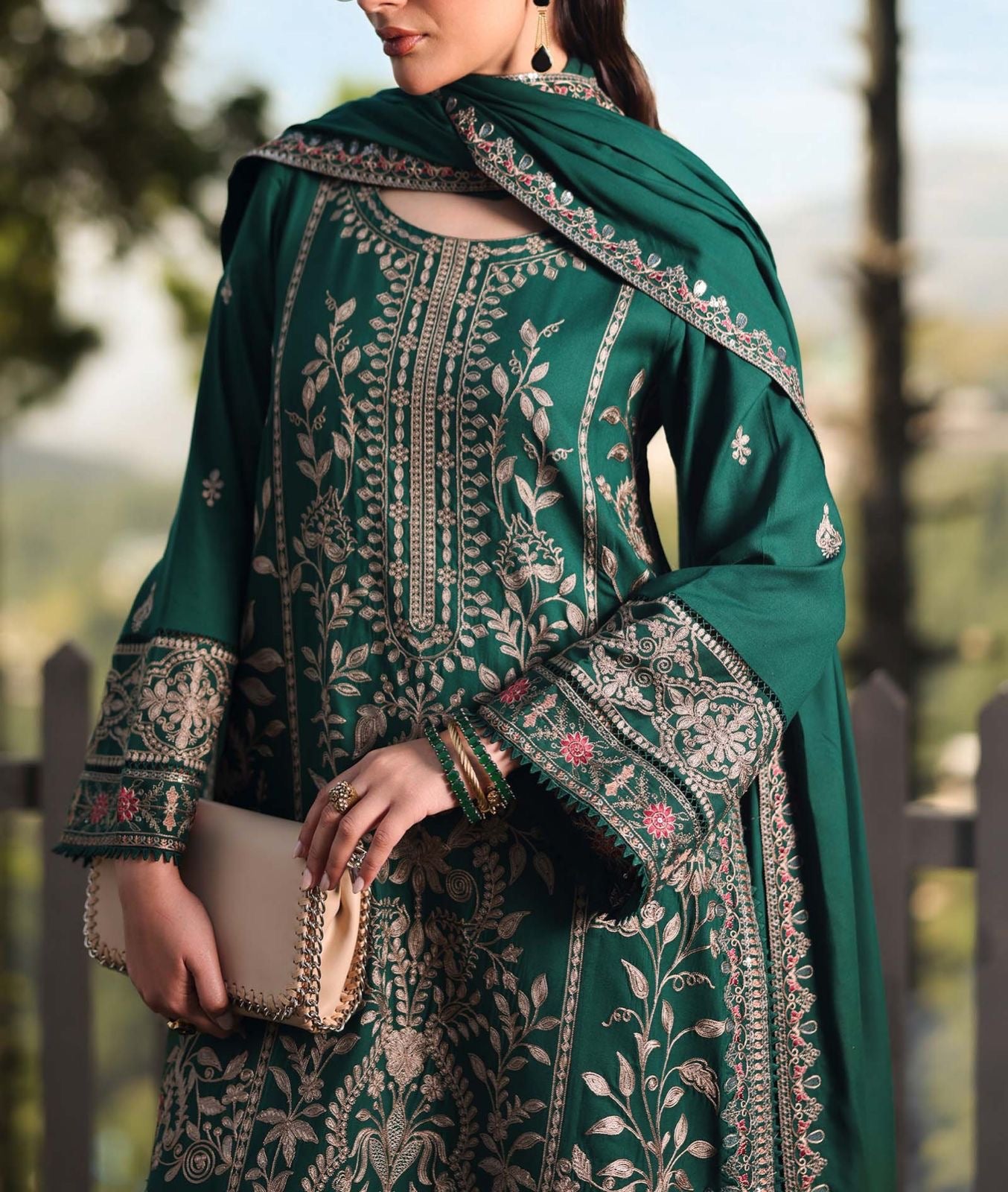 Maria B Lawn/Chiffon Party Wear 5379