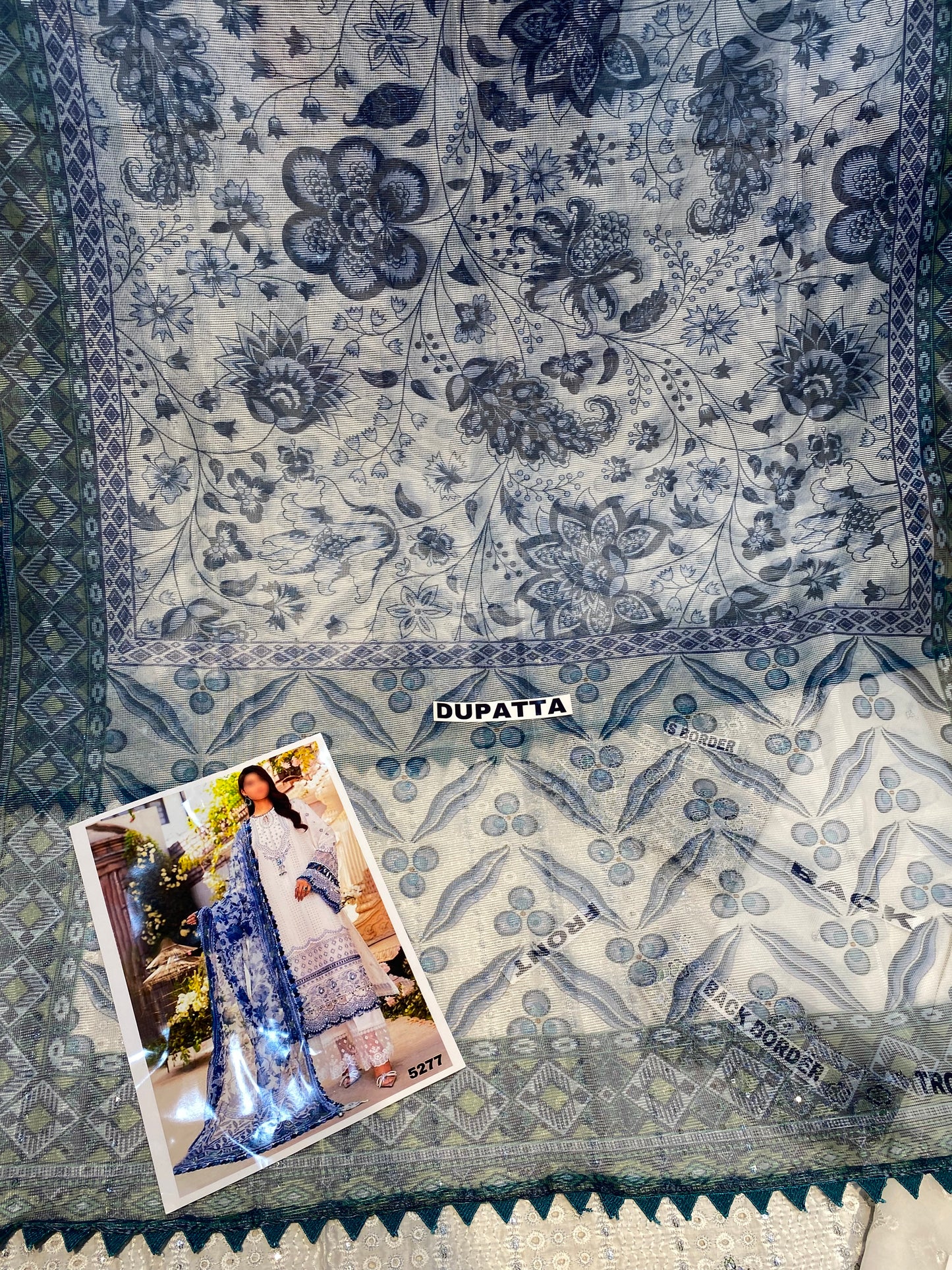 ANAYA CHIKANKARI LAWN/COTTON NET PARTY WEAR 5277