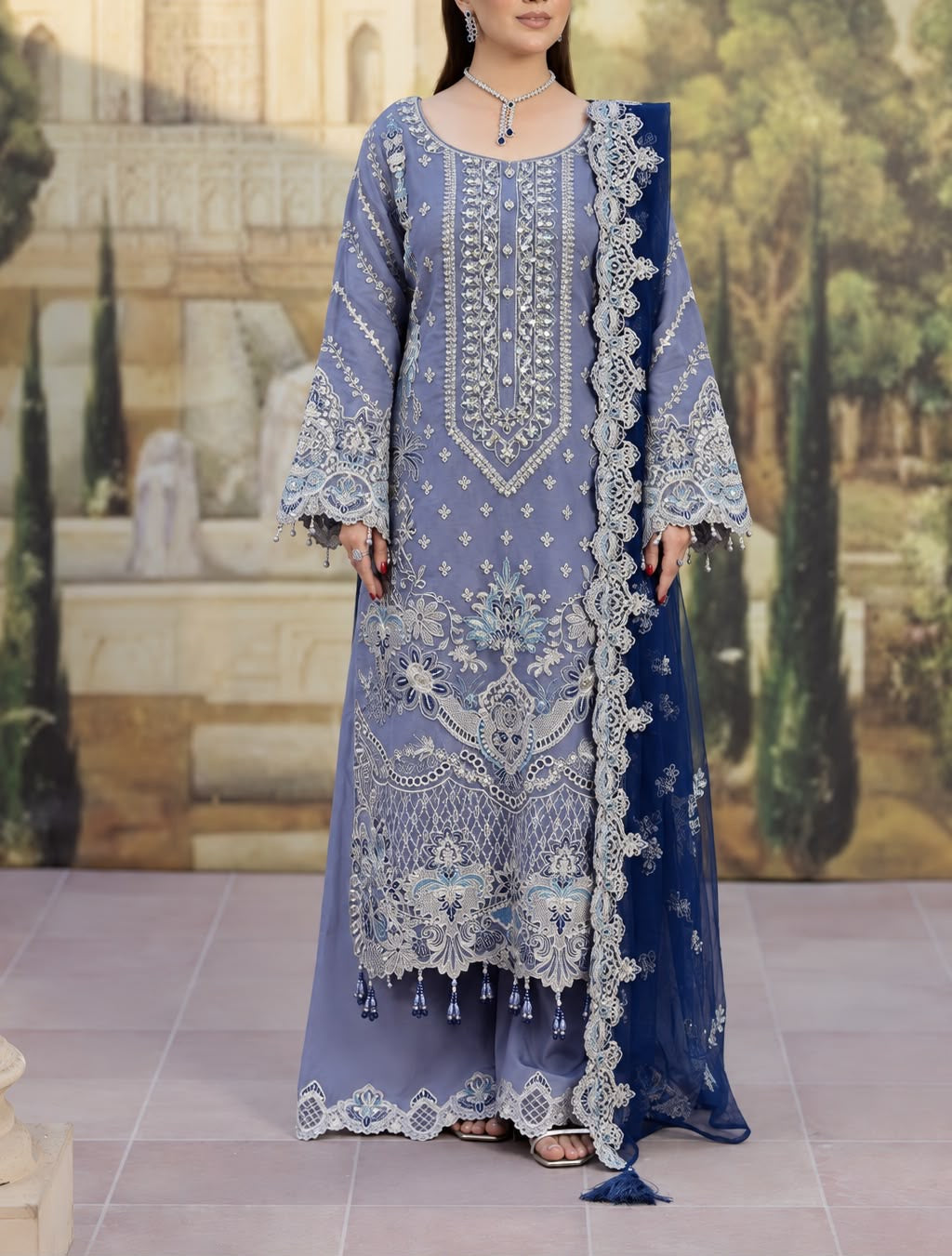 Imrozia Organza/Net Wedding Wear 5500