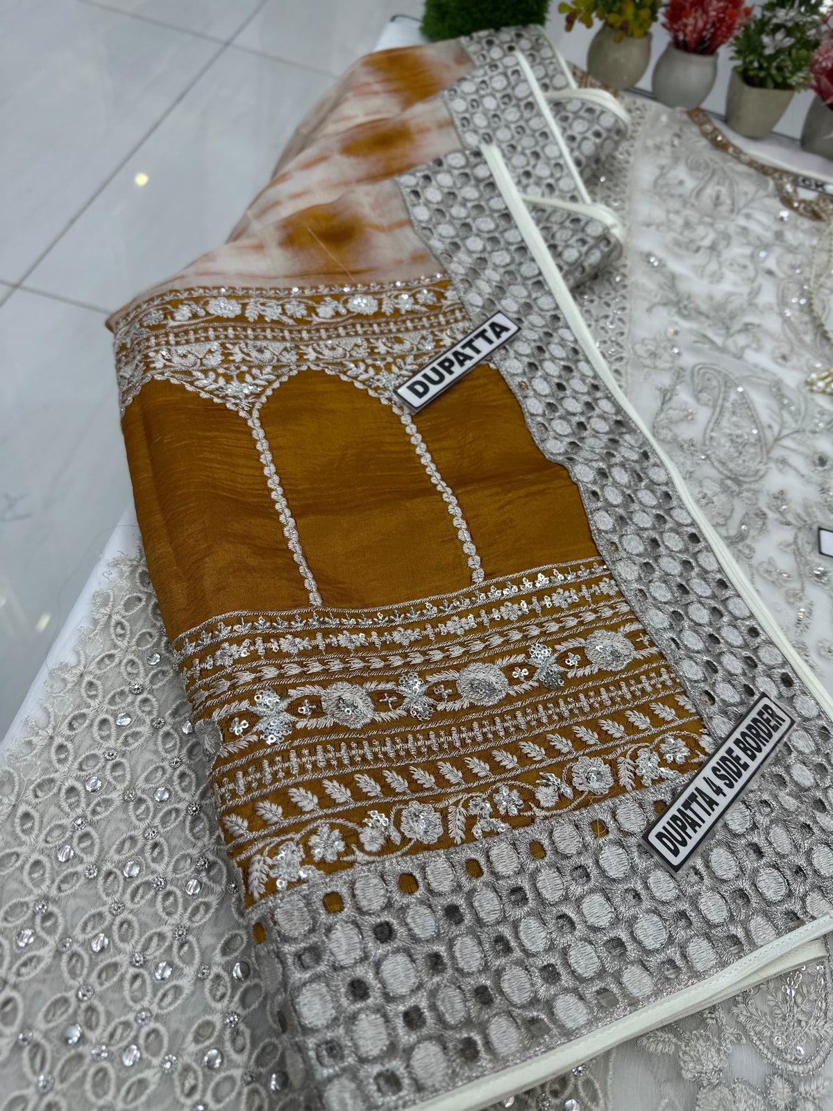 Charizma Chiffon Wedding Wear 5491