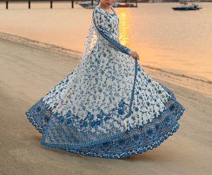 Faiza Saqlain Lawn Maxi hfv-4650