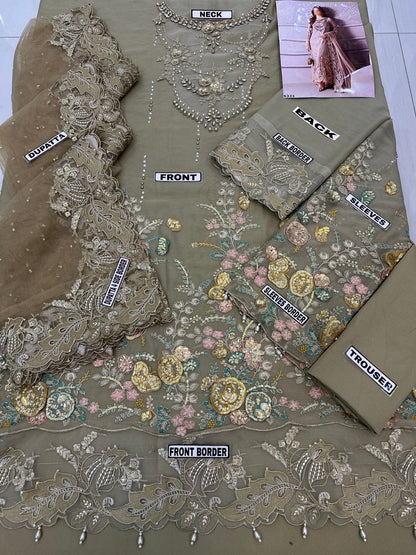 Maria B Chiffon Wedding Wear 5331