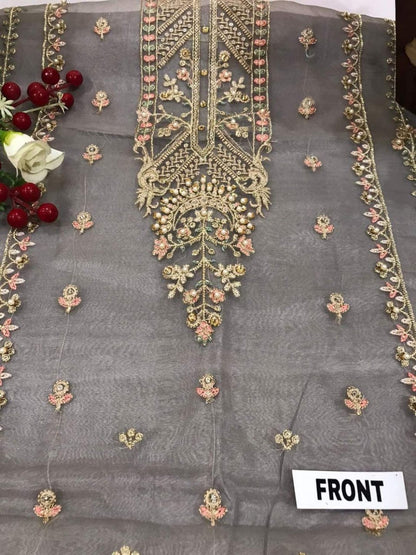 Agha Noor Organza Party Wear KSS-026