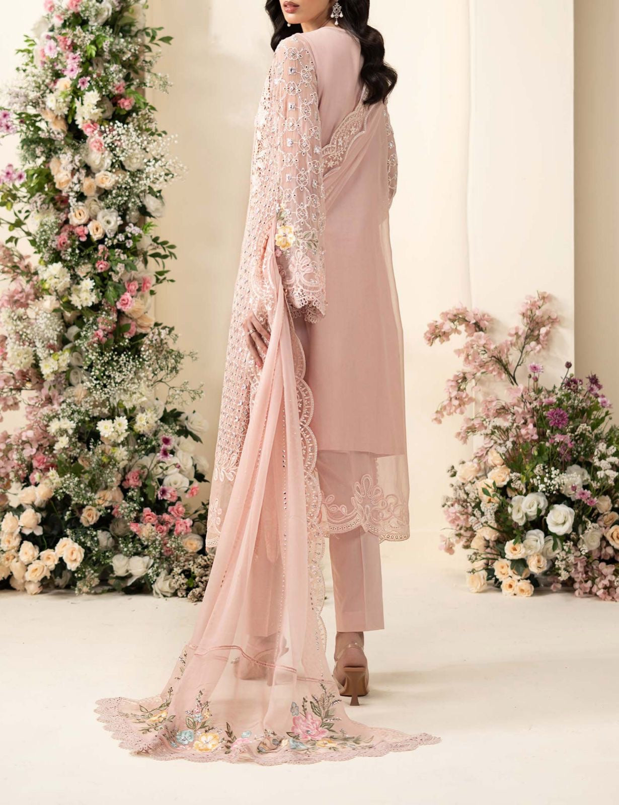 Maria B Chiffon Wedding Wear 5468