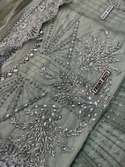 MARIA B NET MAXI BRIDAL WEAR