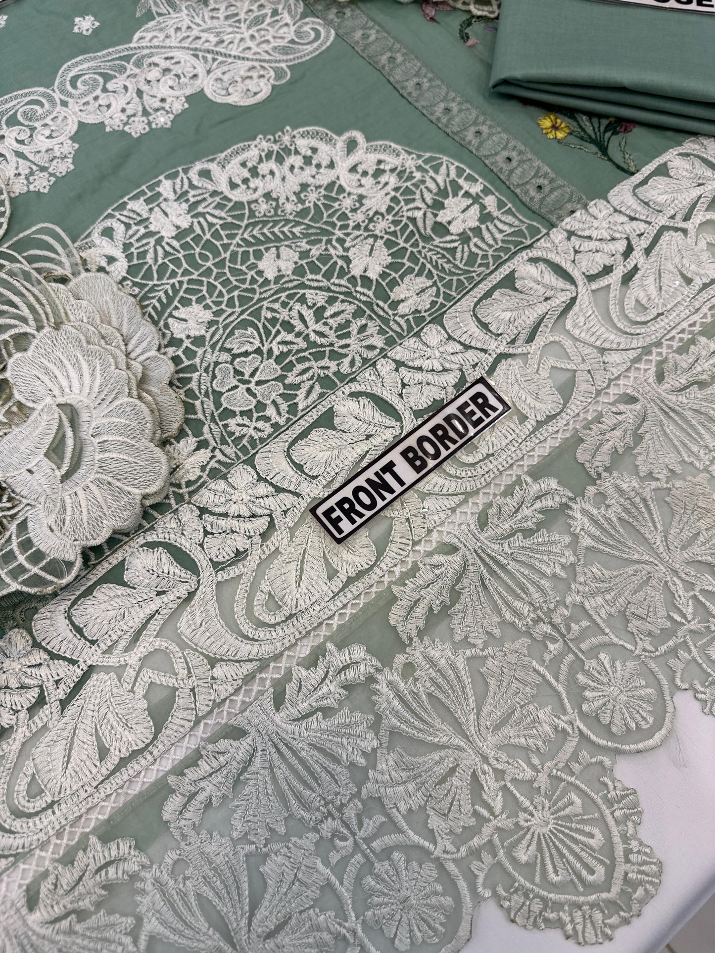 ELAF LAWN/KHAADI NET WEDDING WEAR 5288