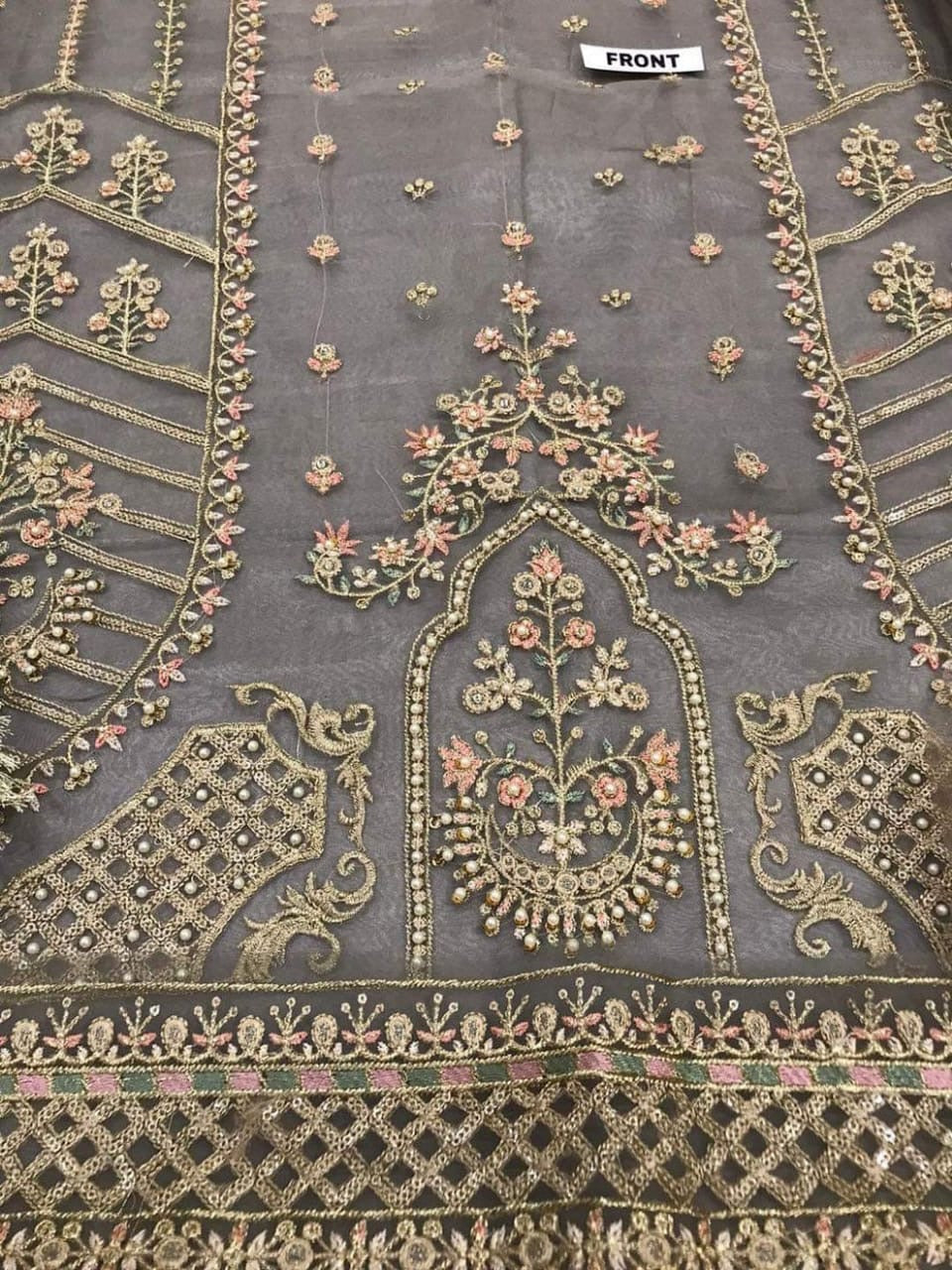 Agha Noor Organza Party Wear KSS-026
