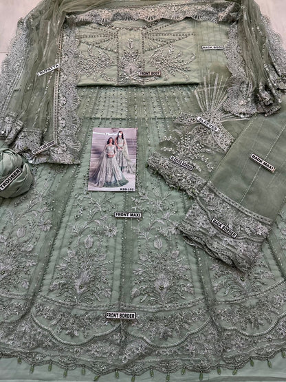MARIA B NET MAXI BRIDAL WEAR