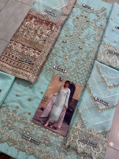 ASIM JOFA CHIFFON/ORGANZA WEDDING WEAR KSS-196