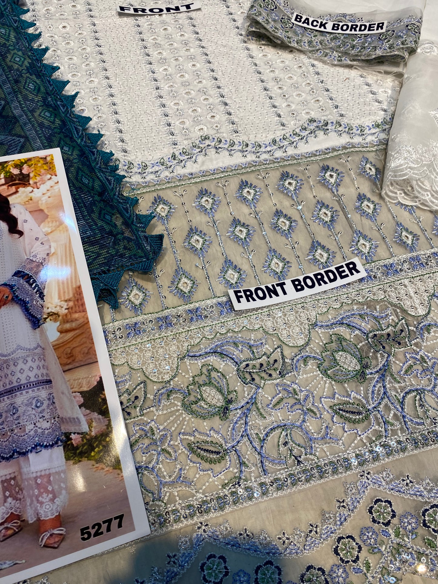 ANAYA CHIKANKARI LAWN/COTTON NET PARTY WEAR 5277
